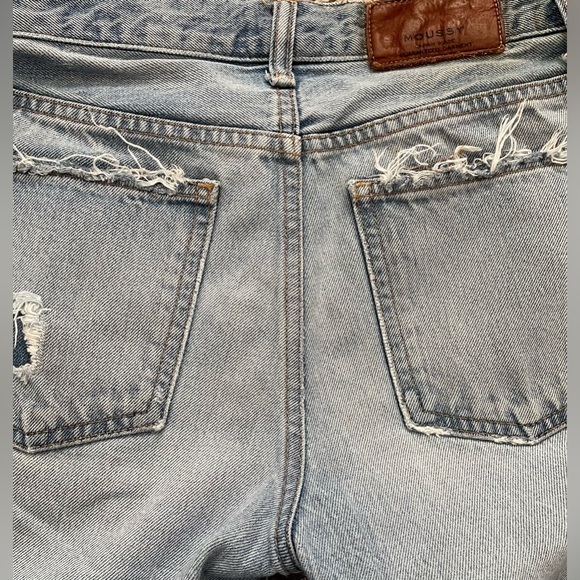 Mousey distressed tapered denim size 27 100% cotton jeans vintage. - Picture 6 of 13